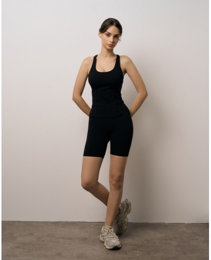 Шорты спортивные:жен. МОДЕЛЬ 3 Черный