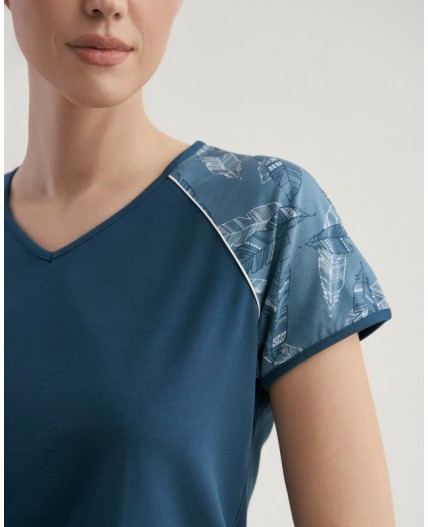 Комплект футболка/шорты:жен. МОДЕЛЬ 3 Petrol/pen