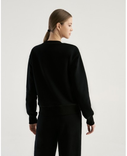 Свитшот:жен. МОДЕЛЬ 23 Черный