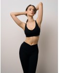 Топ спортивный:жен. МОДЕЛЬ 5 Черный