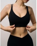 Топ спортивный:жен. МОДЕЛЬ 5 Черный