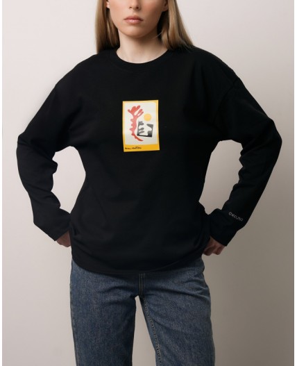 Лонгслив:ув. МОДЕЛЬ 8 Черный