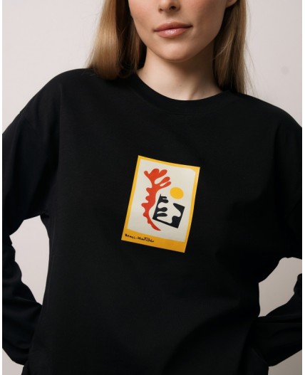 Лонгслив:ув. МОДЕЛЬ 8 Черный