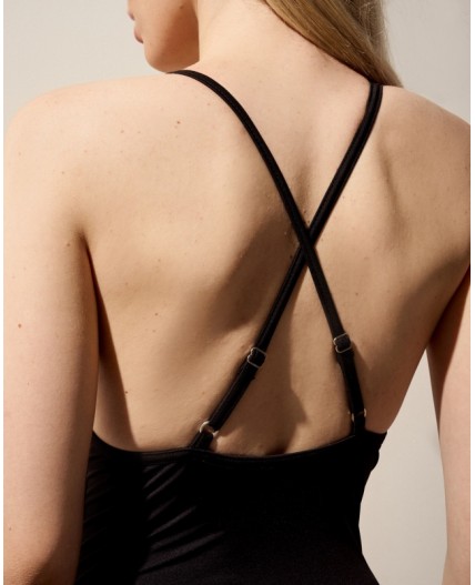 Купальник слитный:жен. МОДЕЛЬ1 Черный