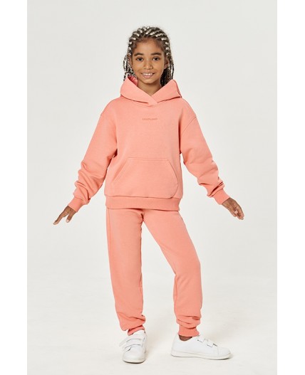 Костюм худи/джоггеры:дев. МОДЕЛЬ 3 Персик