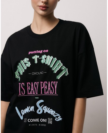 Футболка:ув. МОДЕЛЬ 3 Черный