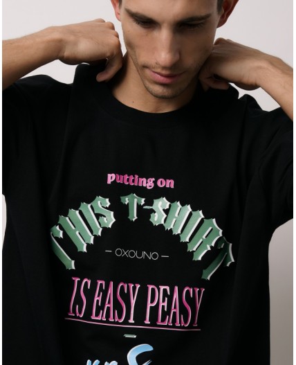 Футболка:ув. МОДЕЛЬ 3 Черный