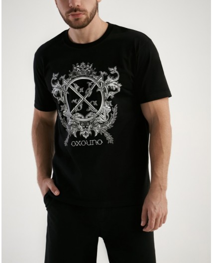 Футболка:муж. МОДЕЛЬ 12 Черный