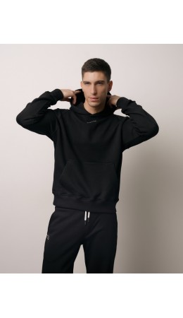 Худи:муж. МОДЕЛЬ 19 Черный