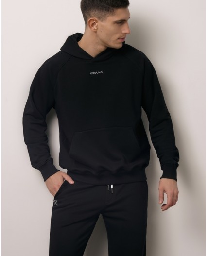 Худи:муж. МОДЕЛЬ 19 Черный