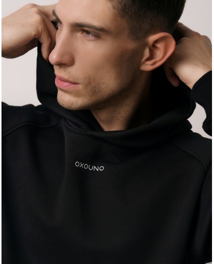 Худи:муж. МОДЕЛЬ 19 Черный