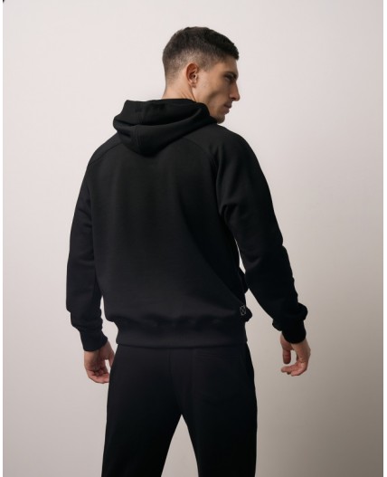 Худи:муж. МОДЕЛЬ 19 Черный