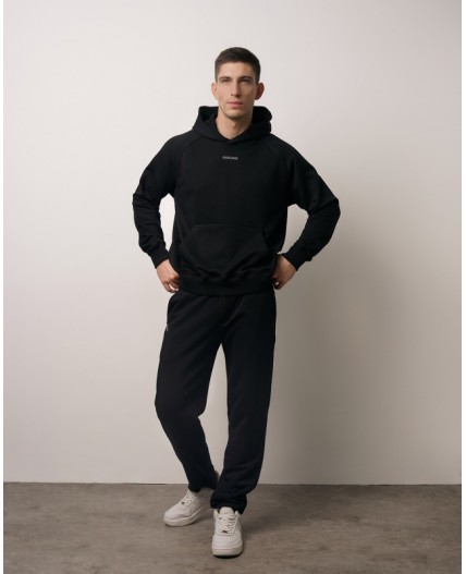 Худи:муж. МОДЕЛЬ 19 Черный