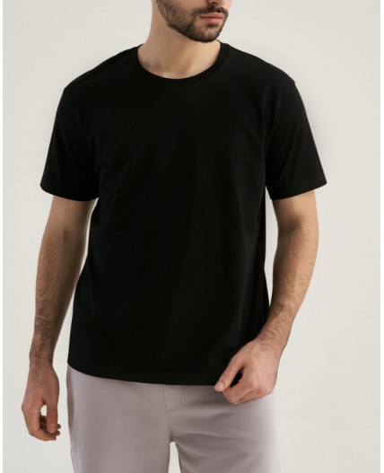 Футболка:муж. МОДЕЛЬ 18 Черный