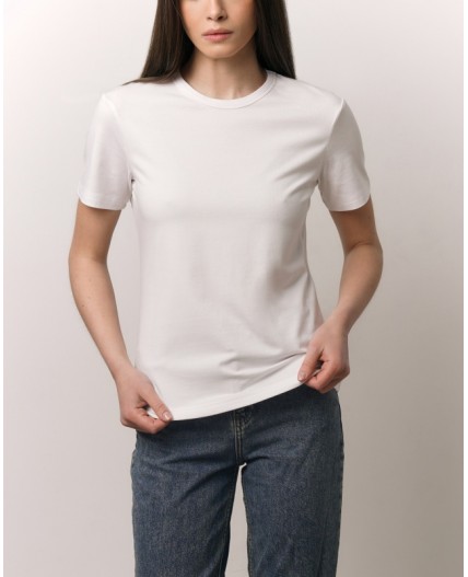 Футболка:жен. МОДЕЛЬ 69 Белая звезда