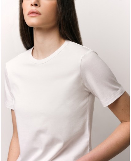 Футболка:жен. МОДЕЛЬ 69 Белая звезда