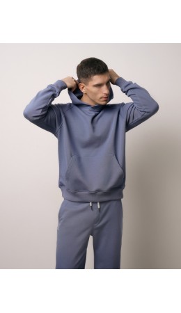 Худи:муж. МОДЕЛЬ 19 Синяя тень