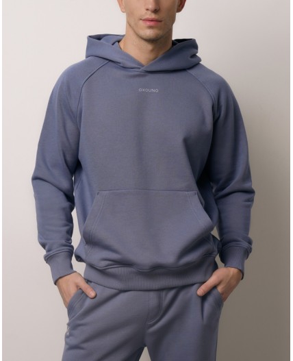 Худи:муж. МОДЕЛЬ 19 Синяя тень