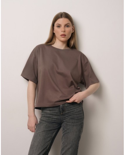 Футболка:жен. МОДЕЛЬ 60 Мокко