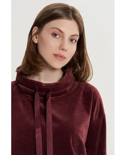 Комплект джемп./брюк.:жен. МОДЕЛЬ 22 Бордо