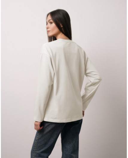 Лонгслив:ув. МОДЕЛЬ 8 Белая звезда