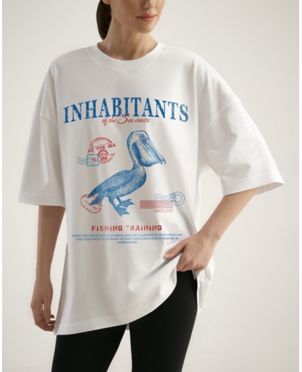 Футболка:ув. МОДЕЛЬ 2 Белый