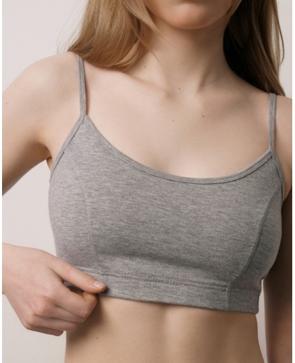 Топ:жен. МОДЕЛЬ 11 Серый меланж