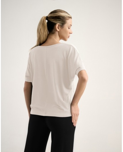 Футболка:жен. МОДЕЛЬ 63 Молочный