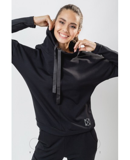 Свитшот:жен. МОДЕЛЬ 6 Черный