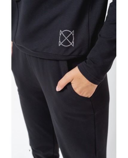 Свитшот:жен. МОДЕЛЬ 6 Черный