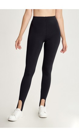 Леггинсы со штрипками:жен. МОДЕЛЬ 3 Черный