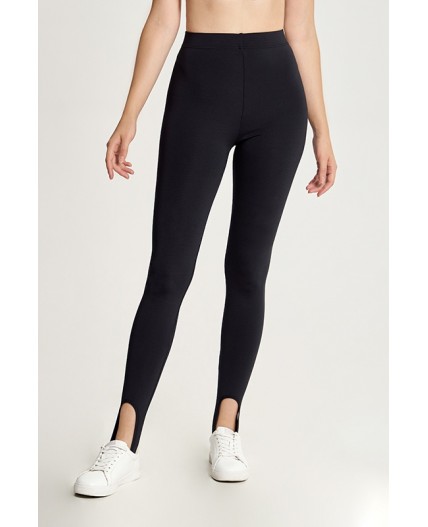Леггинсы со штрипками:жен. МОДЕЛЬ 3 Черный
