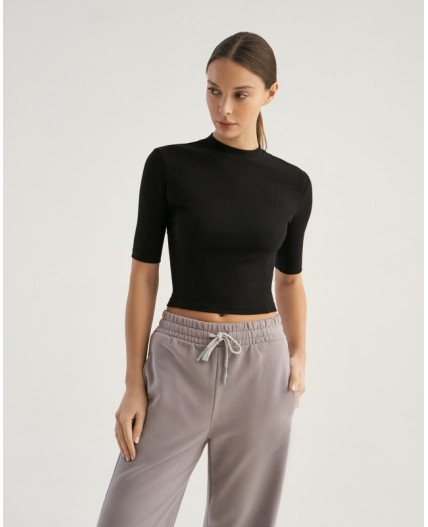 Футболка:жен. МОДЕЛЬ 49 Черный