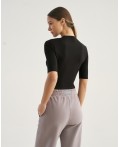 Футболка:жен. МОДЕЛЬ 49 Черный
