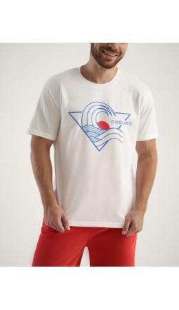 Футболка:муж. МОДЕЛЬ 12 Белый