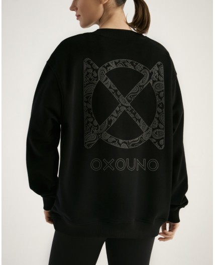 Свитшот:ув. МОДЕЛЬ 1 Черный