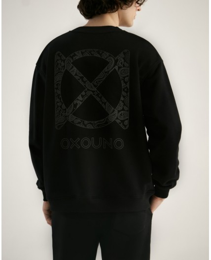 Свитшот:ув. МОДЕЛЬ 1 Черный