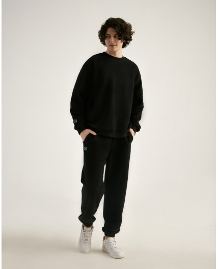 Свитшот:ув. МОДЕЛЬ 1 Черный