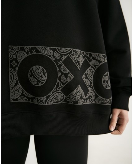 Свитшот:ув. МОДЕЛЬ 1 Черный