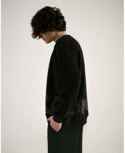 Свитшот:ув. МОДЕЛЬ 1 Черный