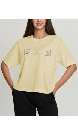 Футболка:жен. МОДЕЛЬ 29 Имбирь