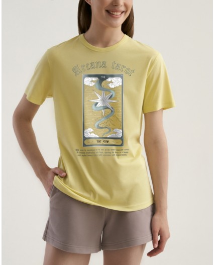 Футболка:жен. МОДЕЛЬ 25 Лимон