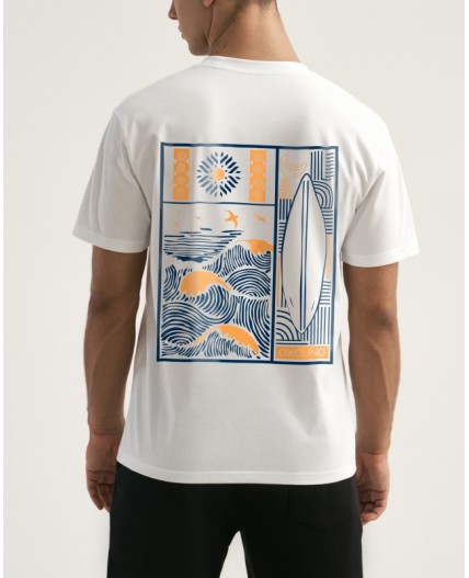 Футболка:муж. МОДЕЛЬ 18 Белый