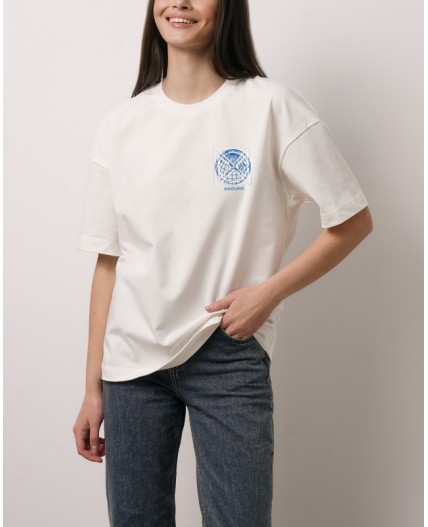 Футболка:ув. МОДЕЛЬ 5 Белая звезда