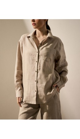 Рубашка:жен. МОДЕЛЬ 1 Беж