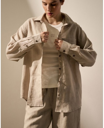 Рубашка:жен. МОДЕЛЬ 1 Беж