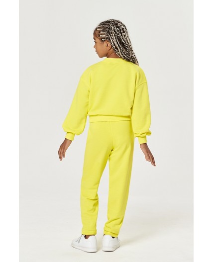 Костюм брюки/свитшот:дев. МОДЕЛЬ 2 Лимонад