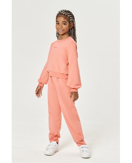 Костюм брюки/свитшот:дев. МОДЕЛЬ 2 Персик