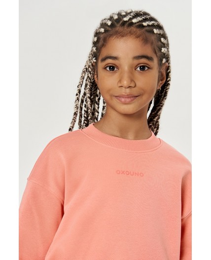 Костюм брюки/свитшот:дев. МОДЕЛЬ 2 Персик