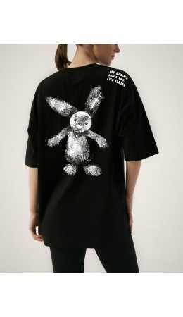 Футболка:ув. МОДЕЛЬ 3 Черный